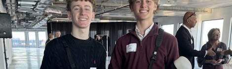 Through the Lens of Service, Spencerville Adventist Academy, Chesapeake Conference, Clark/Davis Breakfast, Samaritan Inns, Ethan Tracey, Aiden Zinke, Robert Martinez