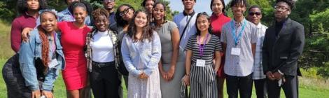 Estudiantes de  Takoma Academy de la Potomac  Conference.