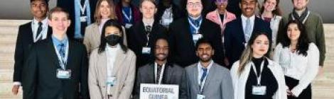 Columbia Union Adventist delegates to the THIMUN Conference at The Hague