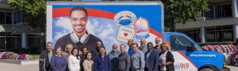 WGTS listeners brought 8,100 pounds of food to the truck at four locations in the region to help provide food for families affected by the government shutdown and the decrease in food benefits.