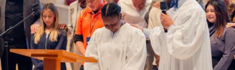 From the field to the faith—congrats to Asante Mzuthi Khamula, WAU student-athlete from the UK, who was baptized during Convocation on April 23 following our Pentecost 2025 Tent Meeting! 