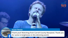 Mark Hall from Casting Crowns sings during “Night of Hope”