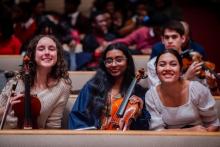 Academy students attend WAU's 2025 MusicFest. 