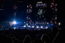 Hillsong Worship performs as part of the Unity Tour.