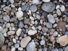 Pebbles on Findhorn Beach photo Andrew Urquhart from Flickr