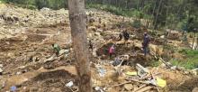 ADRA Responds to Aid Landslide Victims in Papua New Guinea. Image by Stephen Mase