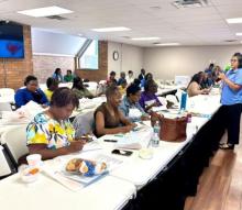 Local church Children Ministries leaders receive training in new Alive in Jesus curriculum. Photo by Jamal Franklyn