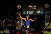 Jim Slater finishes the Chattanooga IRONMAN, raising funds for students at Blue Mountain Academy