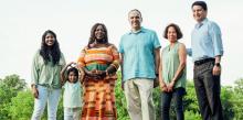 Members from Chesapeake Conference’s Atholton church—Sarah and Anna Singalla, Janet Keng Asare, Pastor Shawn Paris, Jasmin Elliott and Jair Parada—were photographed by Brian Patrick Tagalog in Columbia, Md. 