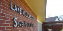 Lake Nelson Adventist Academy Sign, New Jersey Conference