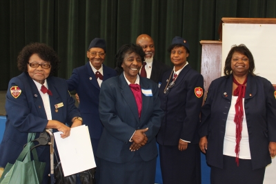 Callie Brown, Harriet Langley, Clifford Mae Fields, William Johnson, Jay Johnson and Gloria Simmons