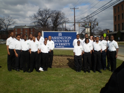 Members of AEC’s CROP mentoring program visit Washington Adventist University in Takoma Park, Md.