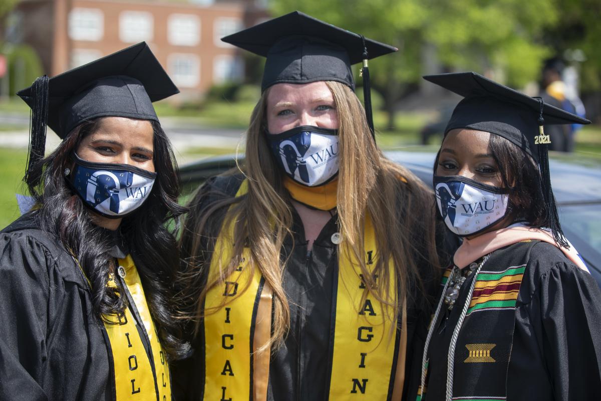 Washington Adventist University graduates enjoy their graduation weekend.